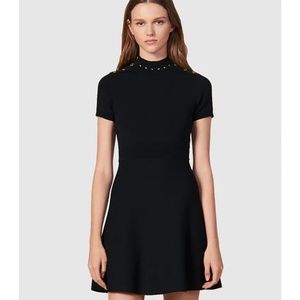 Sandro Paris  Liora Fit & Flare Sweater Dress SIZE M | US: 8 | EU: 38 EX. COND